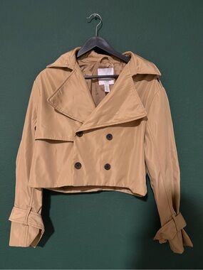 Cropped Trench Coat